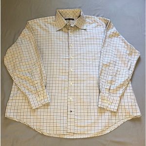 Tommy Hilfiger Plaid Button Down Shirt Size XL